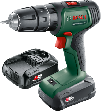 Bosch Akülü Darbeli Vidalama Matkabı UniversalImpact 18V (2 x 1,5 Ah Akü) - 06039D4102