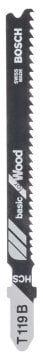 Bosch Dekupaj Testere Bıçağı Basic For Wood T 119 B 92 mm (5 Adet) - 2608630037