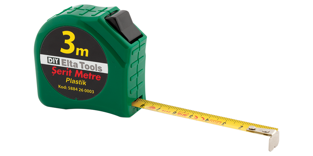 Elta Plastik Şerit Metre 5 Mt