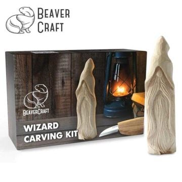 BeaverCraft DIY03 Ahşap Sihirbaz Figürü Oyma Hobi Seti