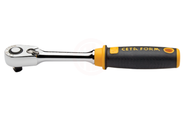 Ceta Form 1/4 İnç Düğmeli Cırcır Kolu (Kompakt Kafa)