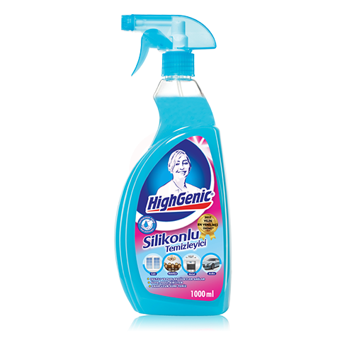 Highgenic SİLİKONLU TEMİZLEYİCİ AHŞAP,CAM,METAL YÜZEY 1000 ML - HG3063