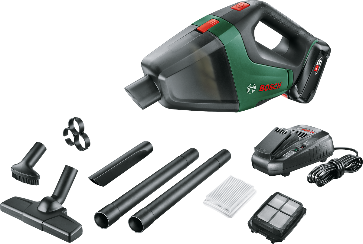 Bosch Akülü Elektrikli Süpürge UniversalVac 18 (1 x 2,5 Ah Akü) - 06033B9103