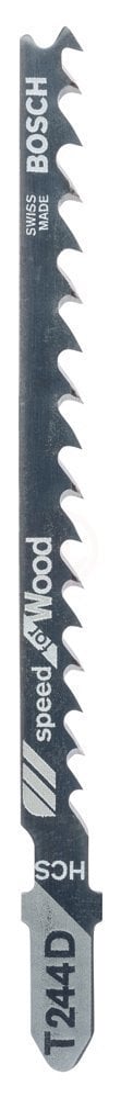 Bosch Dekupaj Testere Bıçağı Speed For Wood T 244 D 100 mm (5 Adet) - 2608630058