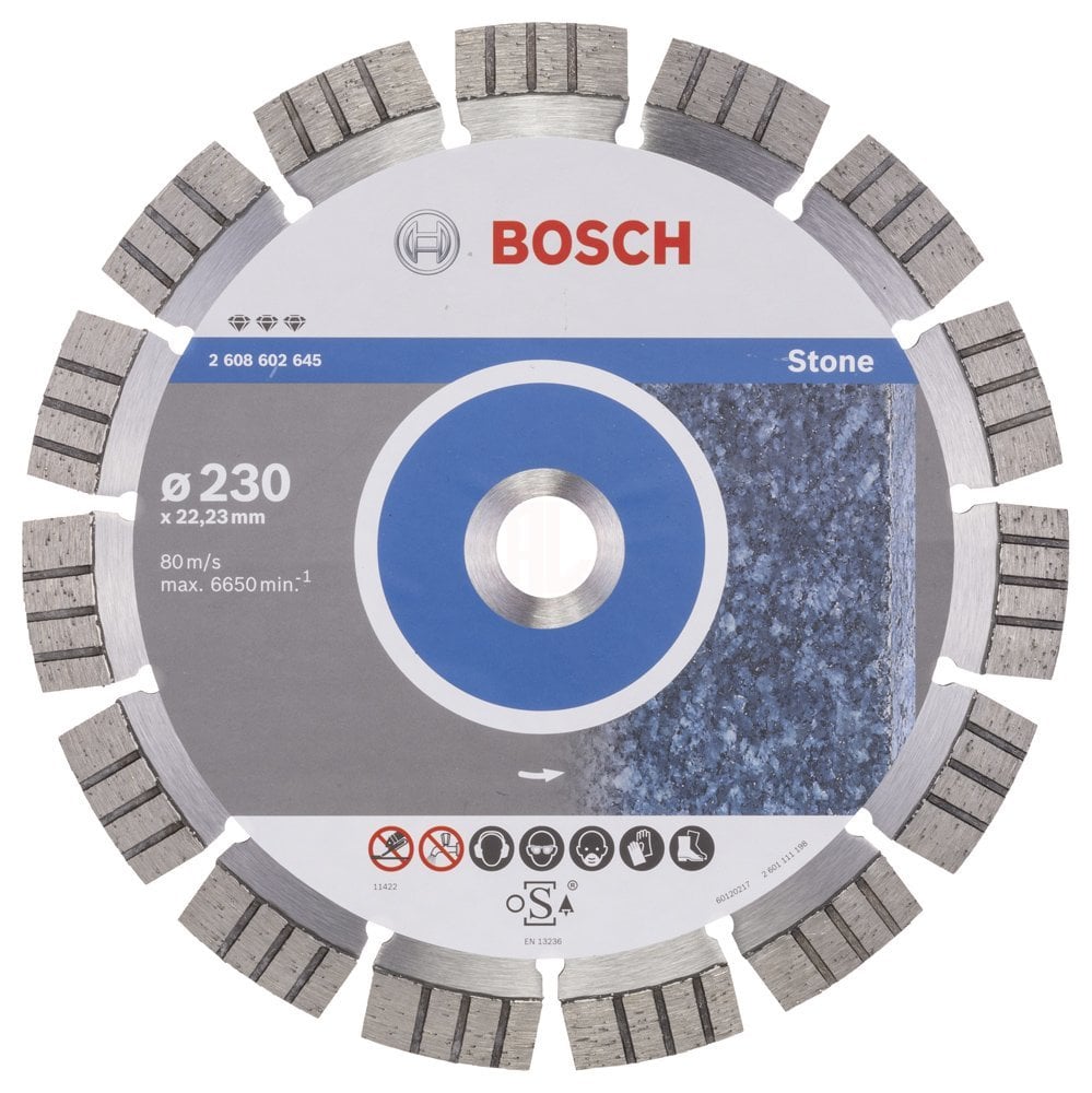 Bosch Elmas Kesme Diski Best For Stone 230x22,23 mm - 2608602645