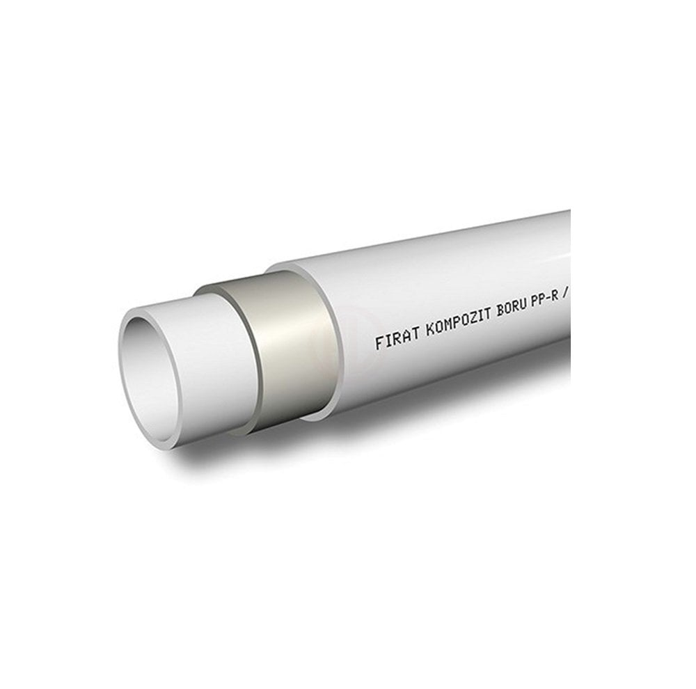 Fırat PPRC PN25 Kompozit PPRC Boru Cam Elyaf Takviyeli 40 mm - 7700023040