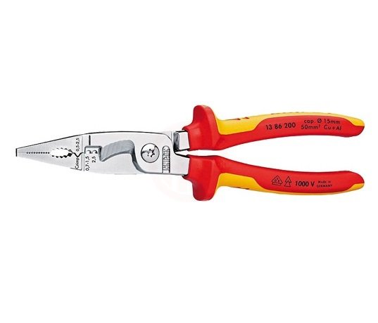 Knipex 13 86 Çok Foksiyonlu Elektrikçi Pensesi 200 Mm - KNI1386200