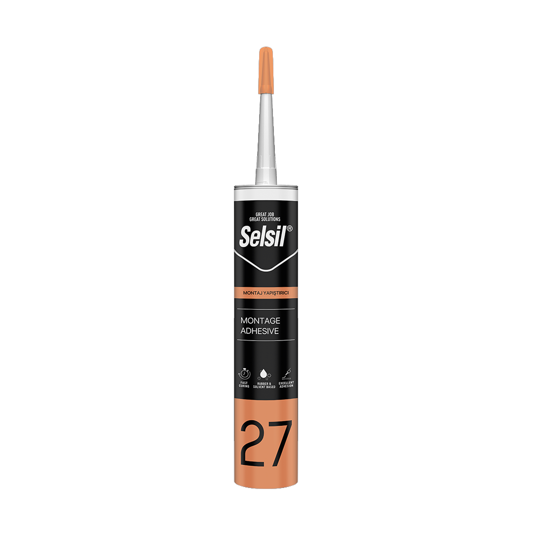Selsil Montaj Yapıştırıcı 300 ml Krem (Solvent Bazlı)