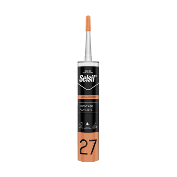 Selsil Montaj Yapıştırıcı 300 ml Krem (Solvent Bazlı)