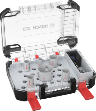 Bosch Aksesuar PRO Multi Material PC-Plus Delik Açma Testeresi Set 9 lu