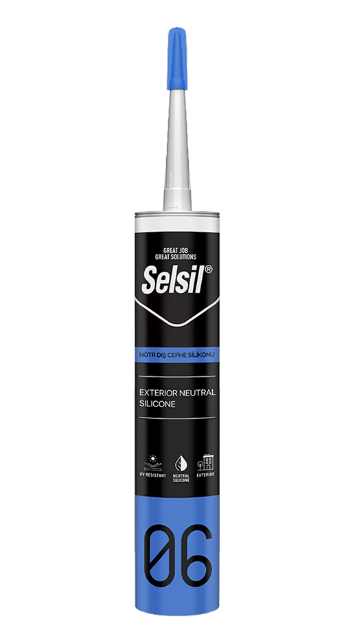 Selsil Oxime Dış Cephe Silikonu 300 ml Altın Meşe (RAL8003)