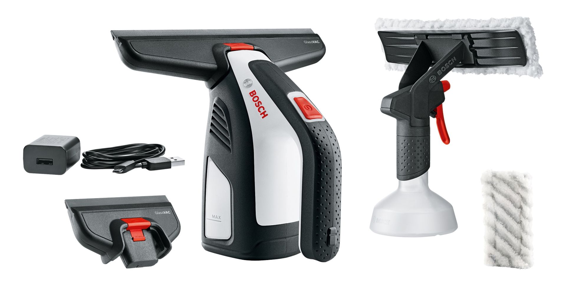 Bosch Akülü Cam Temizleme Makinesi GlassVAC (Entegre Akü 2,0 Ah) - 06008B7000