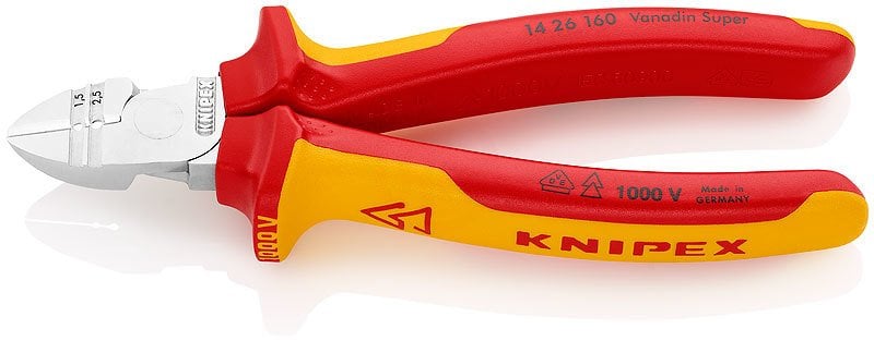 Knipex 14 26 KABLO SIYIRICILI YAN KESKİ 160 MM - KNI1426160