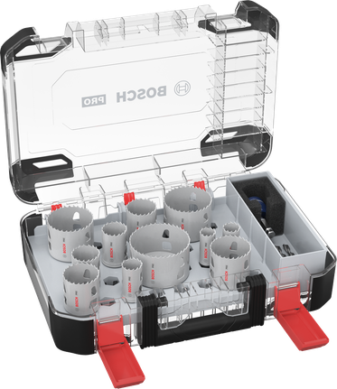 Bosch Aksesuar PRO Multi Material PC-Plus Delik Açma Testeresi Set 14 lü