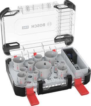 Bosch Aksesuar PRO Multi Material PC-Plus Delik Açma Testeresi Set 14 lü