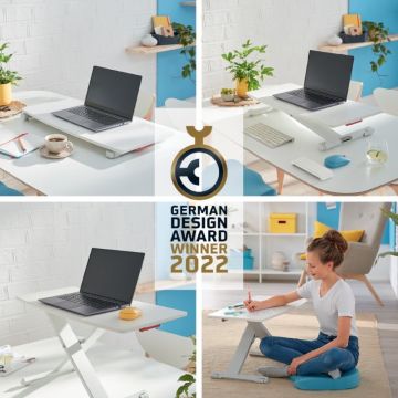 Leitz Ergo Cosy Ayaklı Masa Dönüştürücü, Standing Desk Converter, 65330085, Beyaz