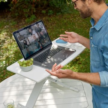 Leitz Ergo Cosy Ayaklı Masa Dönüştürücü, Standing Desk Converter, 65330085, Beyaz