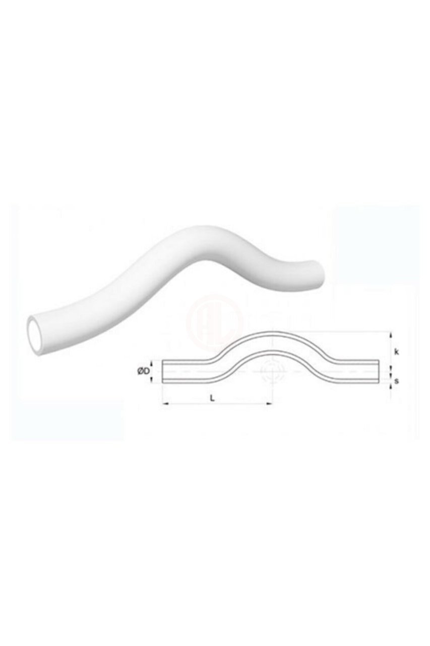 Fırat PPRC Düz Köprü Kavis 40 mm - 7700120040