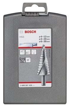 Bosch Spiral Kanallı HSS Kademeli Matkap Ucu Seti Ø4-30 mm (3 Parça) - 2608587426