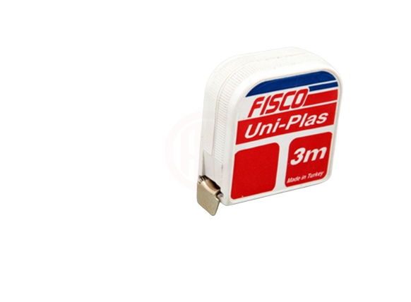 Fisco Çelik Şerit Kısa Metre Uniplas Askılı 3 Mt 16 mm