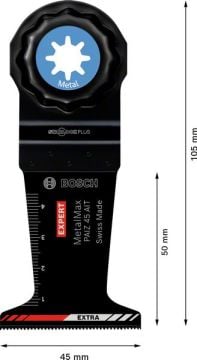Bosch Starlock Aksesuarı / Expert StarlockPlus Testere MeMax PAIZ45AT (1 Adet) - 2608900021