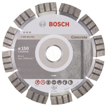 Bosch Elmas Kesme Diski Best For Concrete 150x22,23 mm - 2608602653