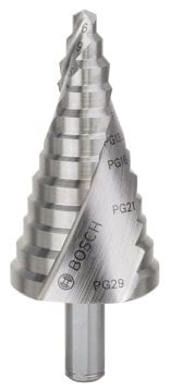 Bosch Spiral Kanallı HSS 12 Kademeli Matkap Ucu Üç Yüzeyli Şaft PG7 - PG29 - 2608587428