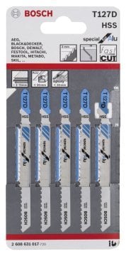 Bosch Dekupaj Testere Bıçağı Special For Alu T 127 D 100 mm (5 Adet) - 2608631017