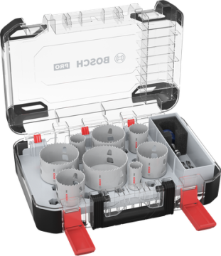 Bosch Aksesuar PRO Multi Material PC-Plus Delik Açma Testeresi Set 11 li