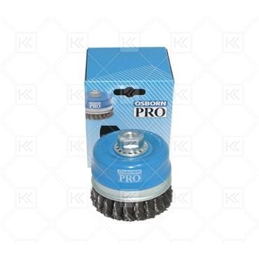 Osborn Pro (Taıfun) Çanak Fırça Vidalı Çelik D120 M14 0.50 6.500