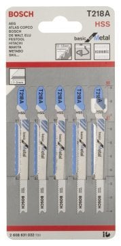 Bosch Dekupaj Testere Bıçağı Basic for Metal T 218 A 92 mm (5 Adet) - 2608631032