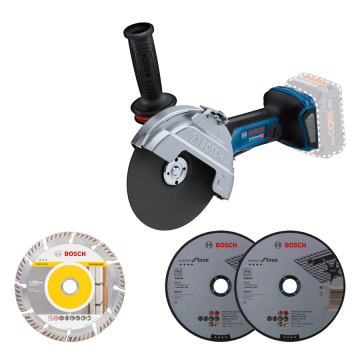 Bosch Akülü Avuç Taşlama Makinesi GWS 18V-180 (Aküsüz) - 06019H6E01