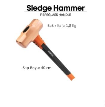 Groz Fiber Saplı Bakır Madırga 1,8 Kg