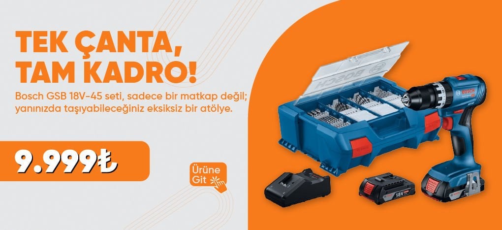 Bosch GSB 18V-45 Seti
