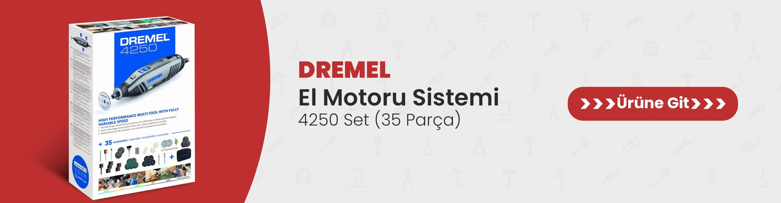 Dremel El Motoru Sistemi 4250 Set (35 Parça) - F0134250JA