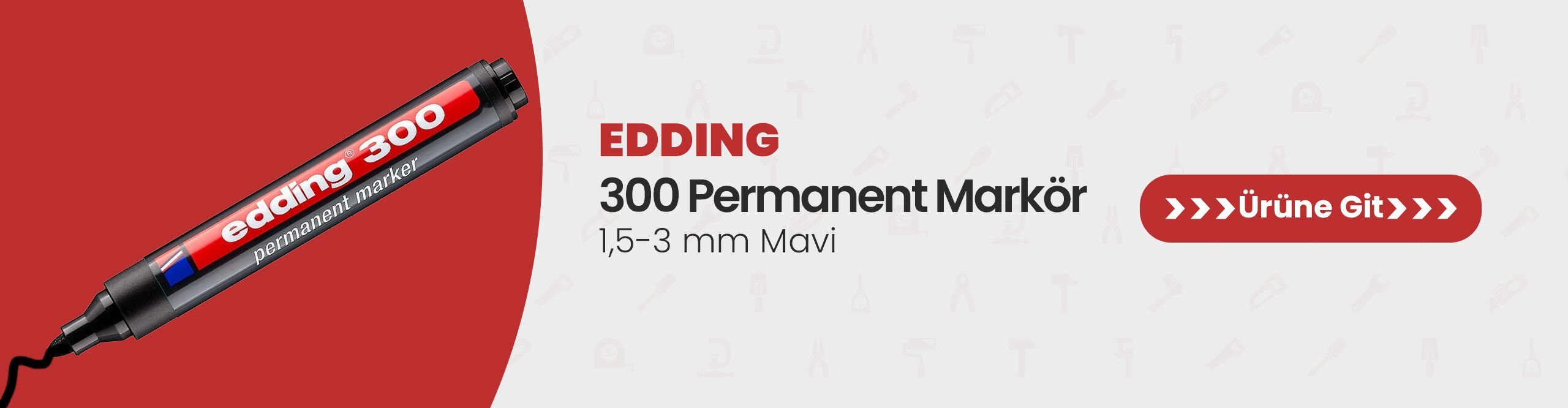 Edding 300 Permanent Markör 1,5-3 mm Mavi