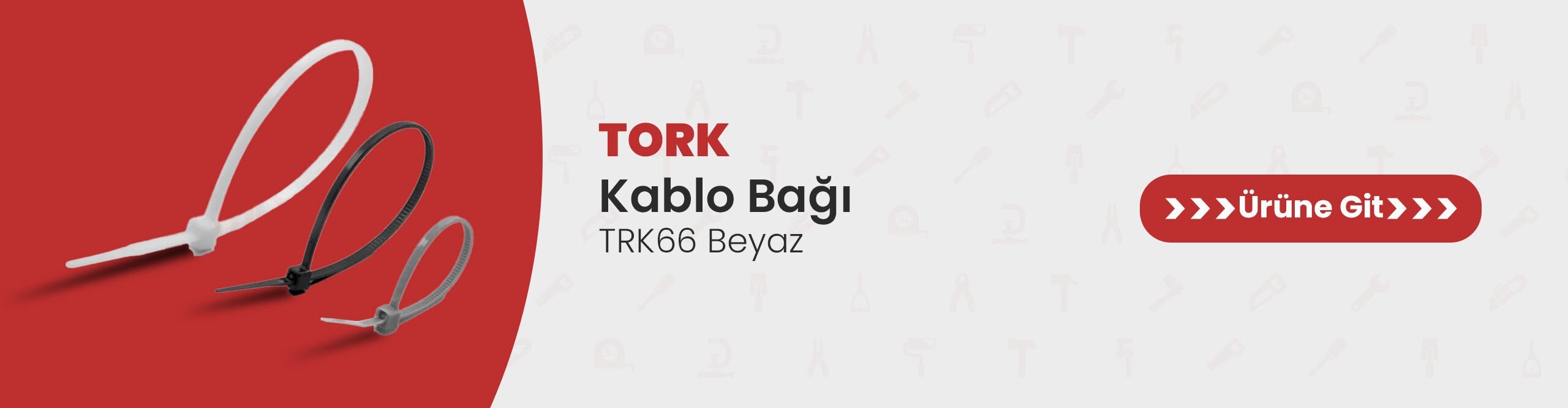 Tork Kablo Bağı TRK66 Beyaz