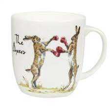 COUNTRY PURSUIT OLIVE MUG THE BOXER 350ML OP STK 6