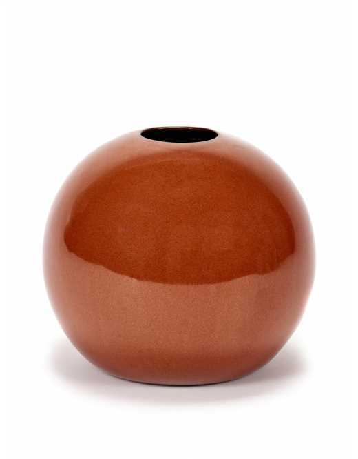 BALL VASE XL ANITA RUST