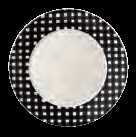 Gingham Black Plate 22.9cm