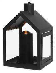 BLACK 230*150*155 CANDLEHOLD METAL