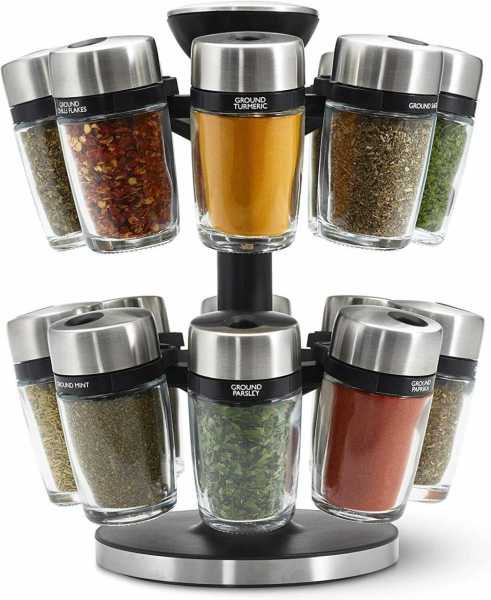 16 JAR HERB & SPICE CAROUSEL