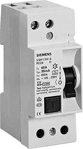 Siemens 5SV4312-0 2x25A 30mA Kaçak Akım Rölesi