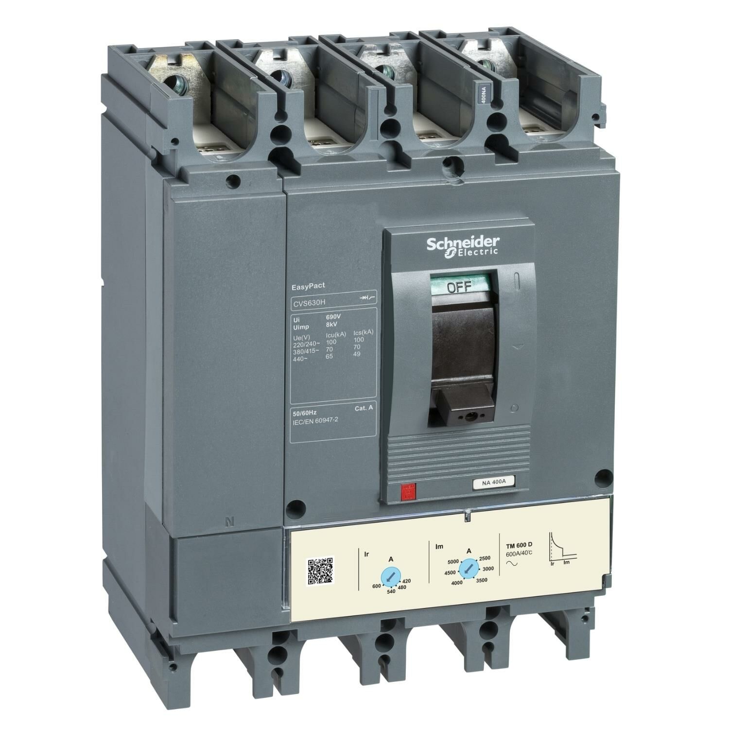 Schneider Electric LV563318 4x500A 50kA 350-500A Ayarlı TMŞ