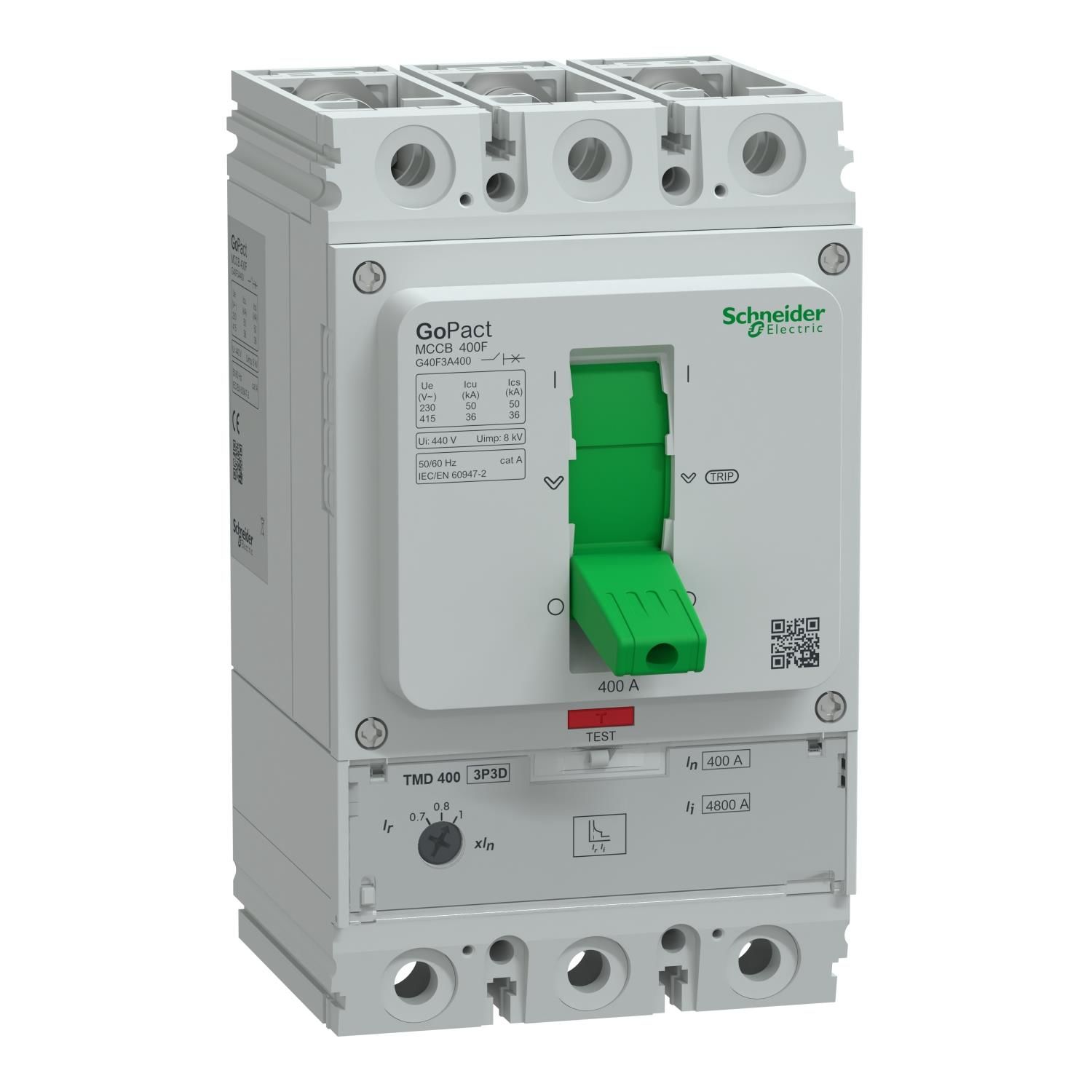 Schneider Electric G40F3A400 3x400A 36kA Ayar Sahalı TMŞ GoPact