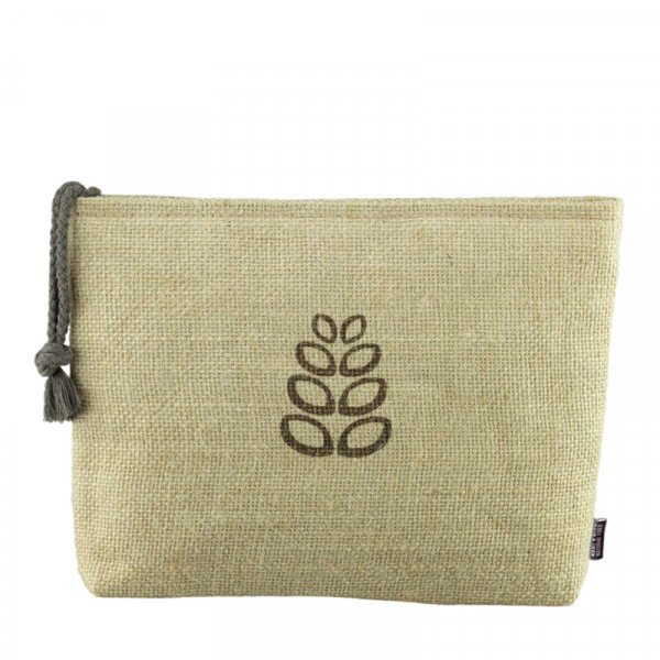 Natural Fiber - Large Cosmetic Bag