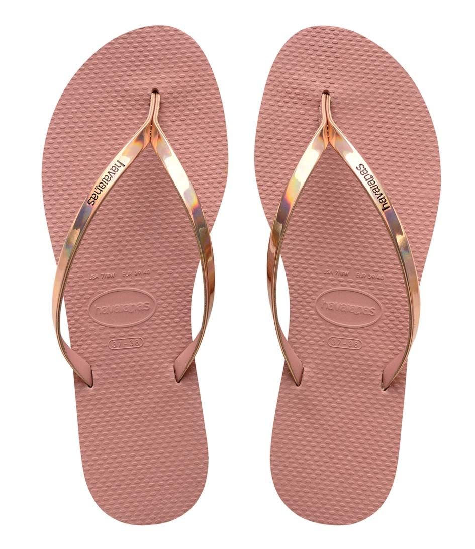 Havaianas you online metallic rose