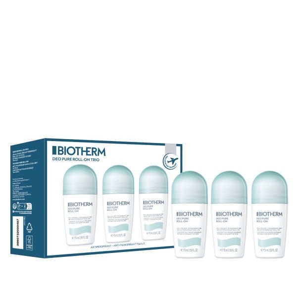 BIOTHERM TRIO DEO PURE ROLL ON 75ML