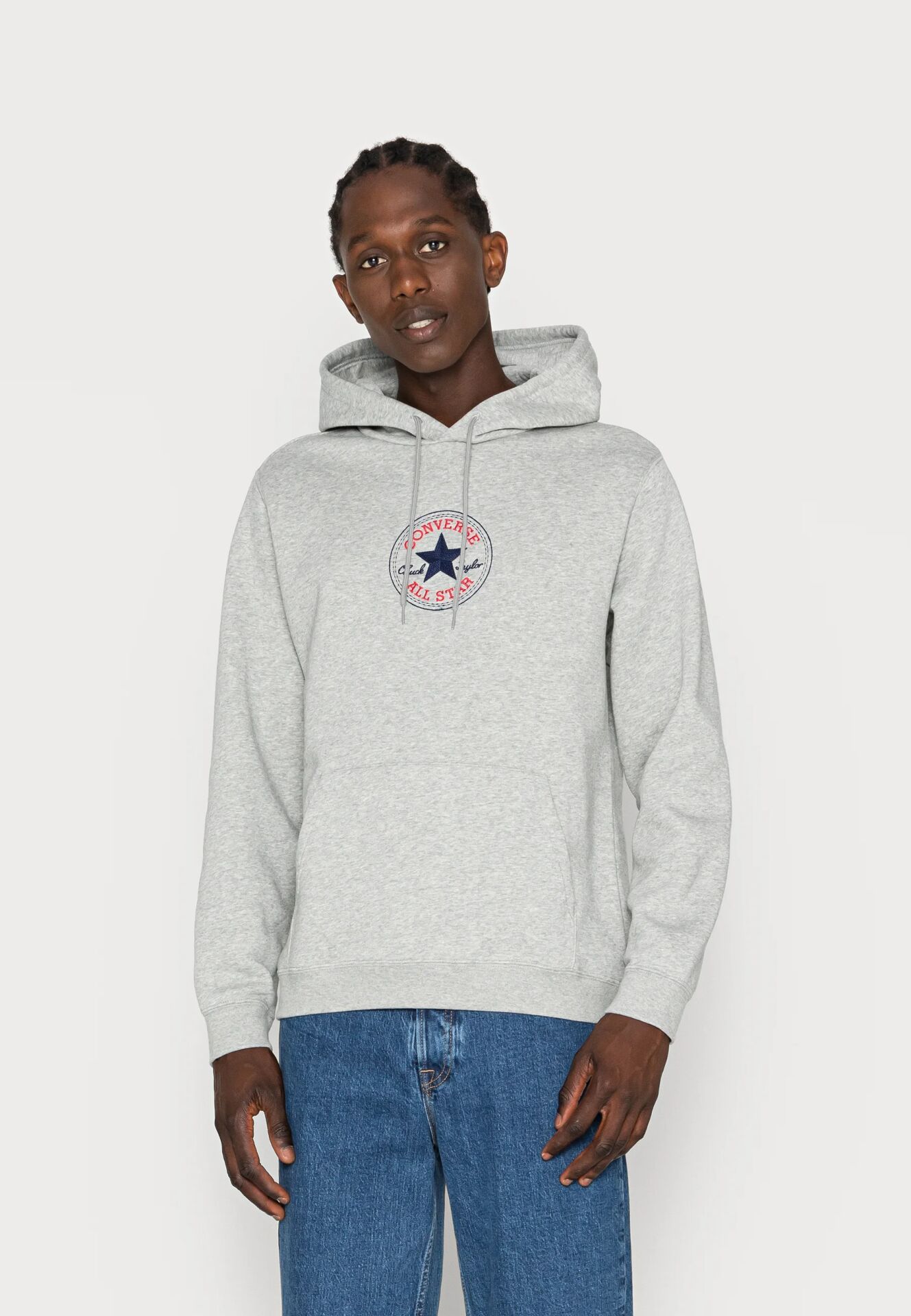 CONVERSE GTO ALLSTAR PATCH HOODIE GRY S