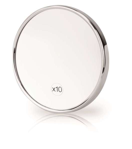 Chrome Plated Suction Mirror, x10 magnification